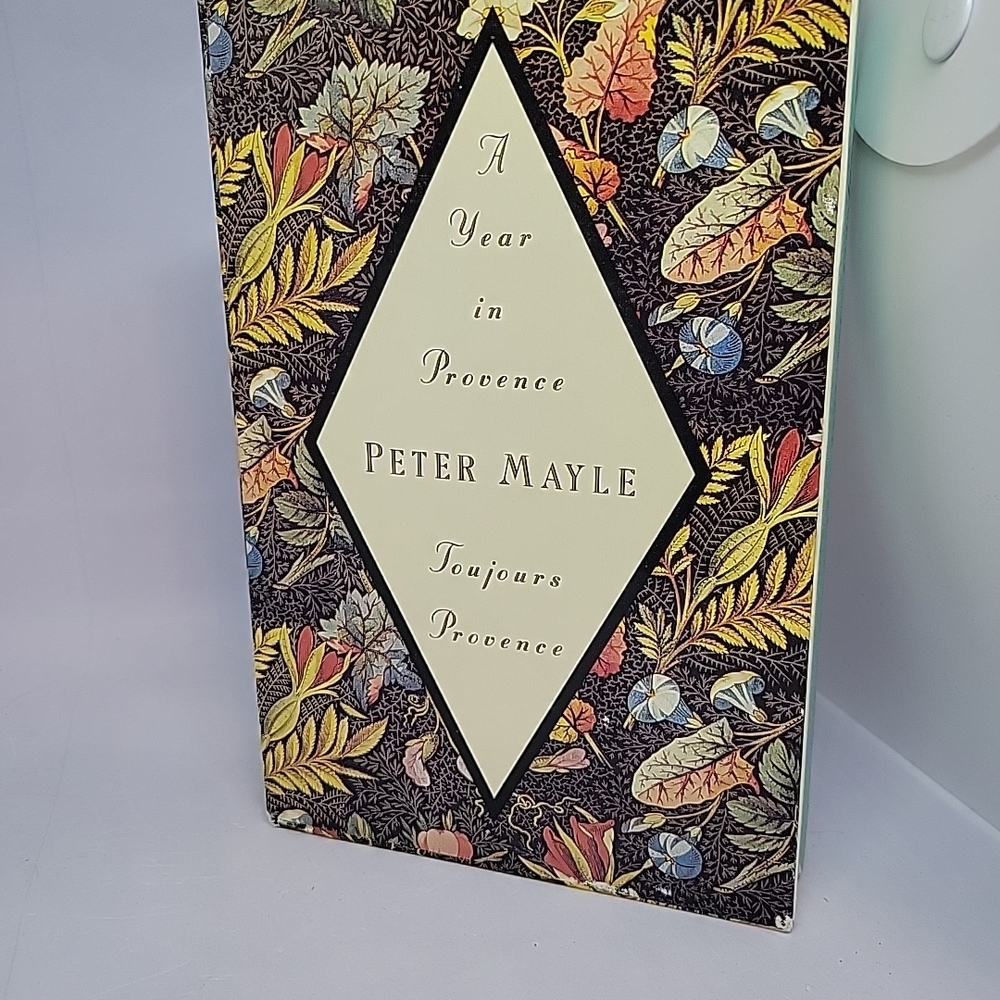 Floral Hardcover Book 'A Year in Provence'